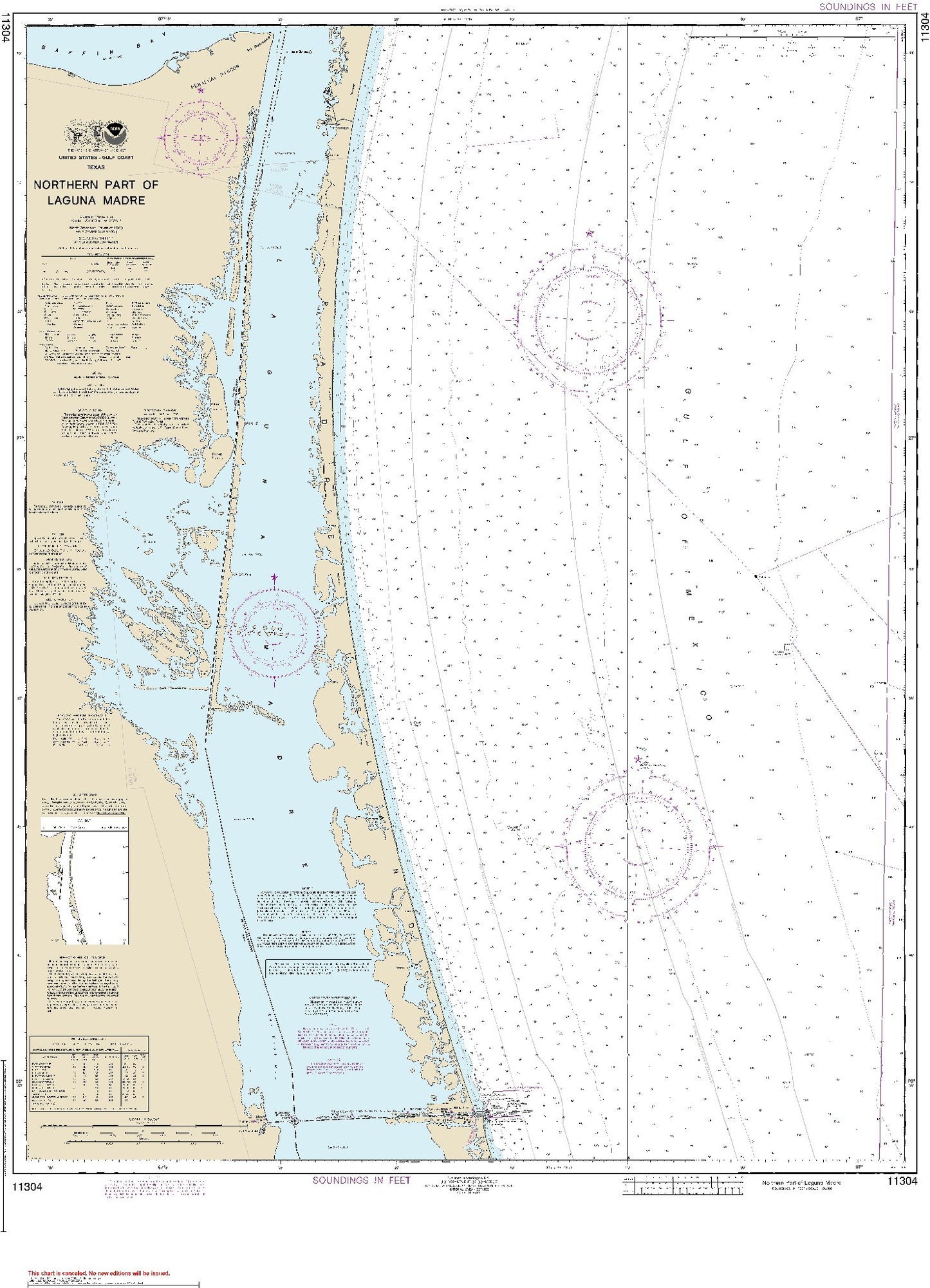 Northern Part of Laguna Madre (11304) by NOAA