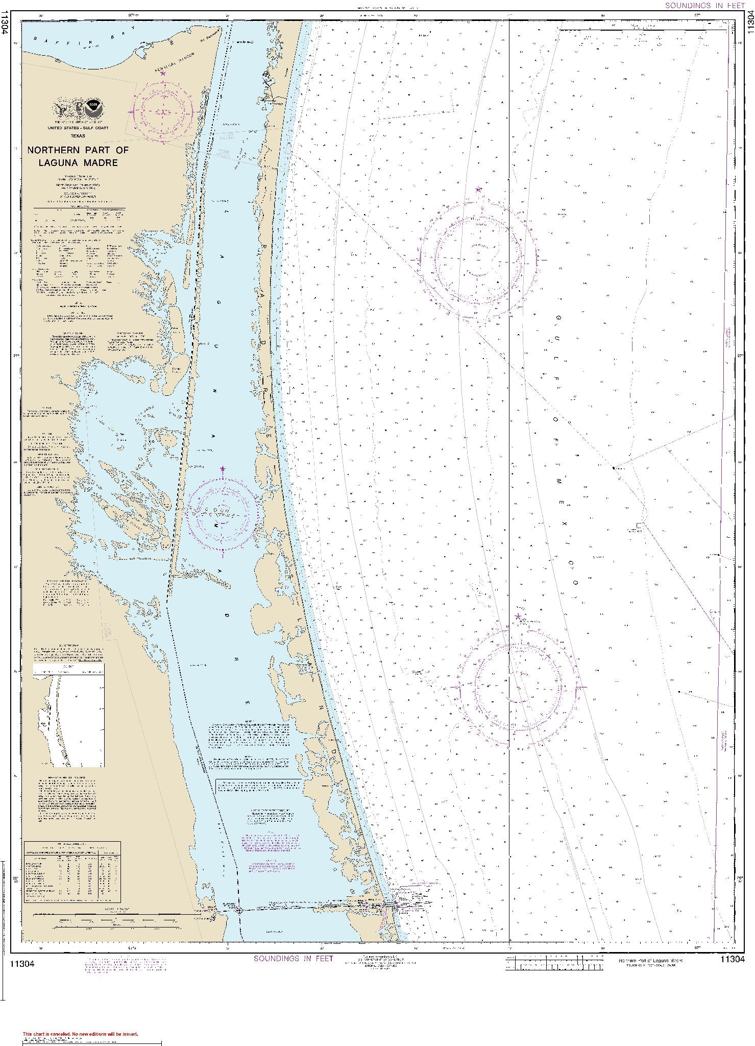 Northern Part of Laguna Madre (11304) by NOAA