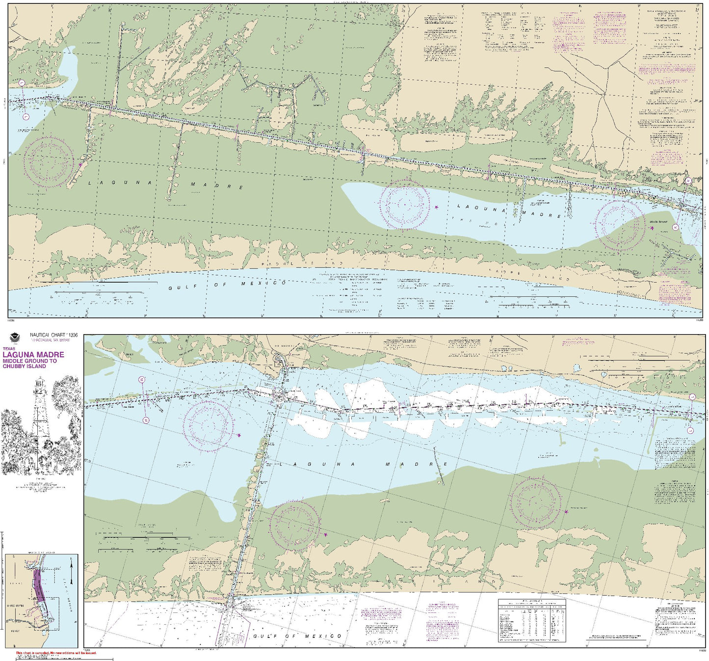 Laguna Madre - Middle Ground to Chubby Island (11306) by NOAA