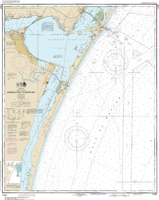 Aransas Pass to Baffin Bay (11307) by NOAA