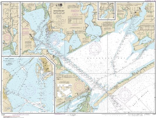 Matagorda Bay with Continuations of Lavaca River and Tres Palacios Bay (11317) by NOAA