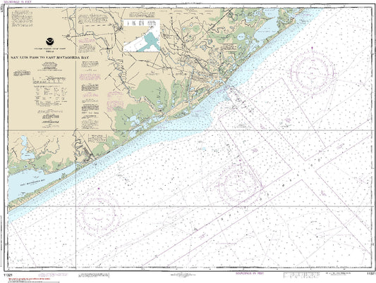 San Luis Pass to East Matagorda Bay (11321) by NOAA