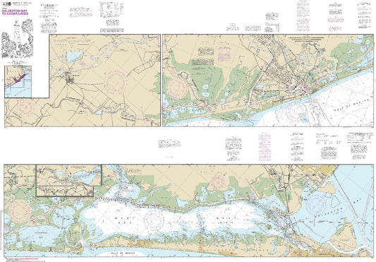 Galveston Bay to Cedar Lakes (11322) by NOAA