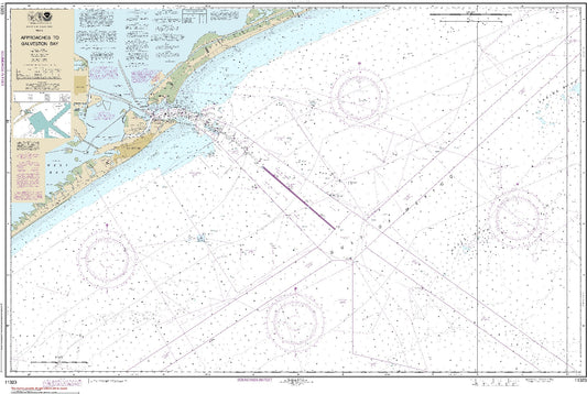 Approaches to Galveston Bay (11323) by NOAA