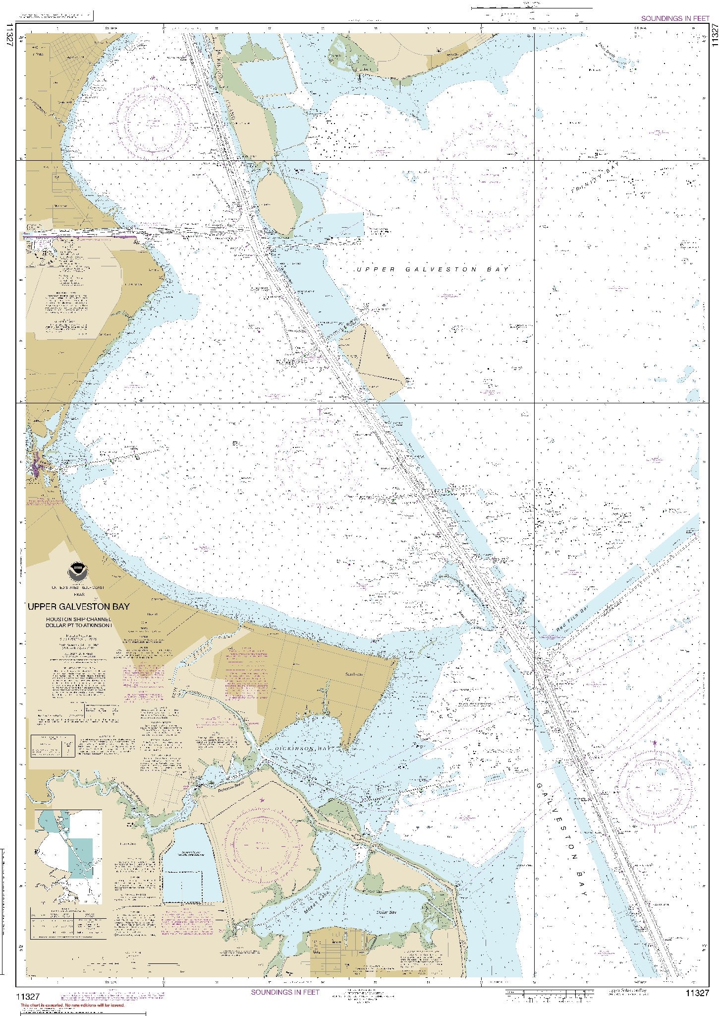 Upper Galveston Bay (11327) by NOAA