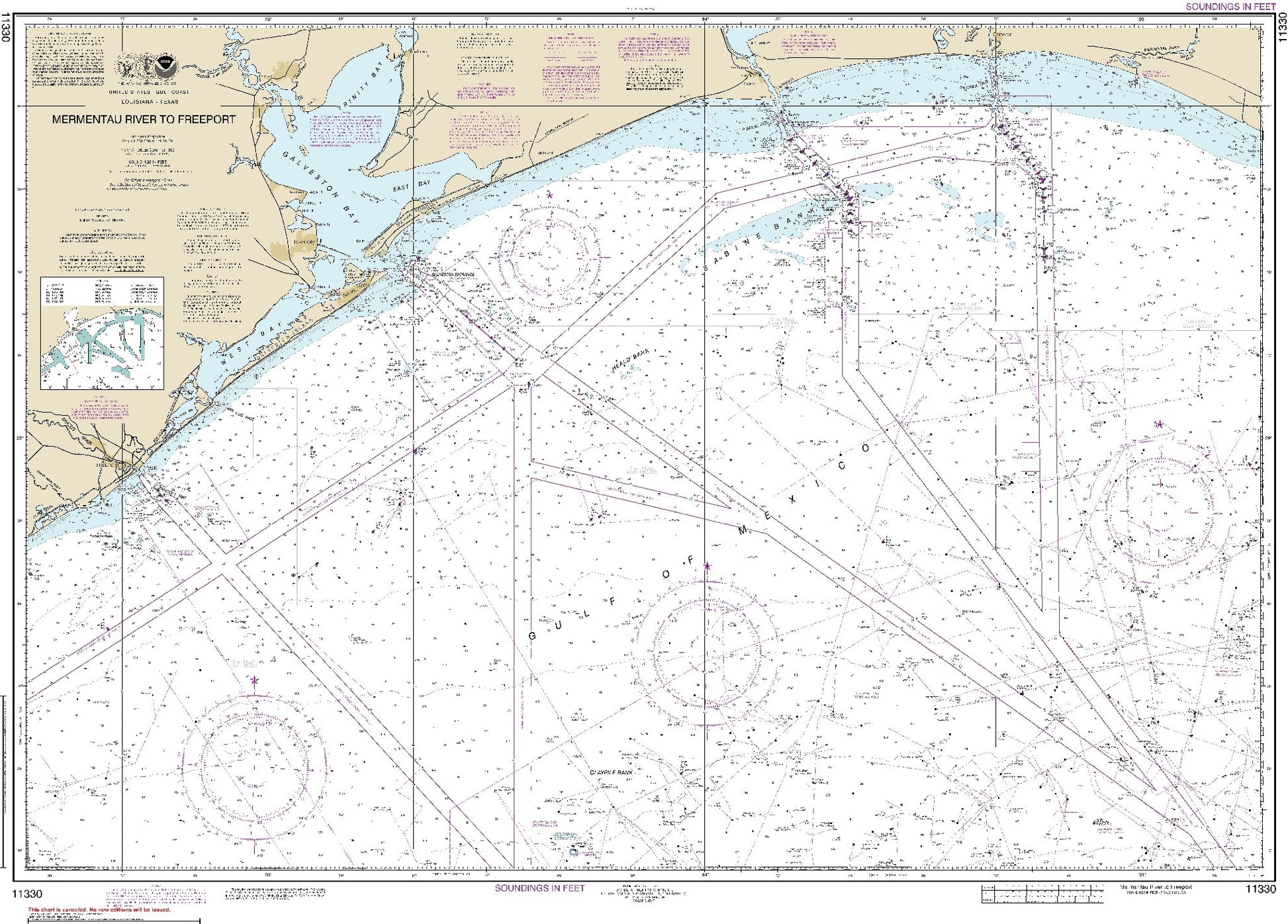 Mermentau River to Freeport (11330) by NOAA