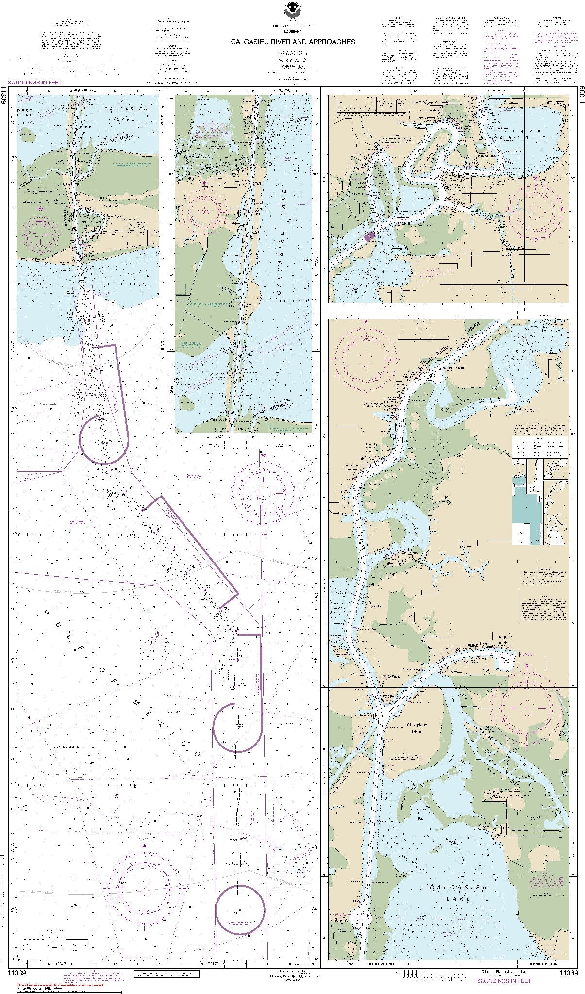 Calcasieu River and Approaches with Extension (11339) by NOAA