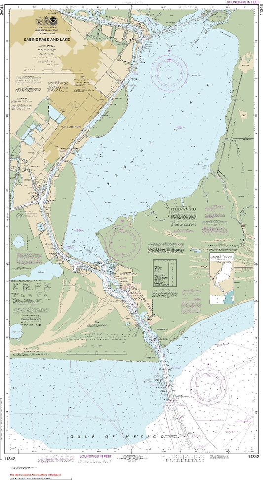 Sabine Pass and Lake (11342) by NOAA