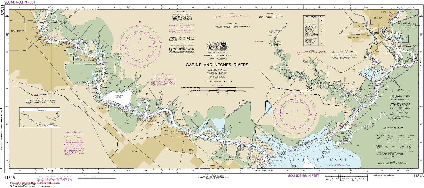Sabine and Neches Rivers (11343) by NOAA