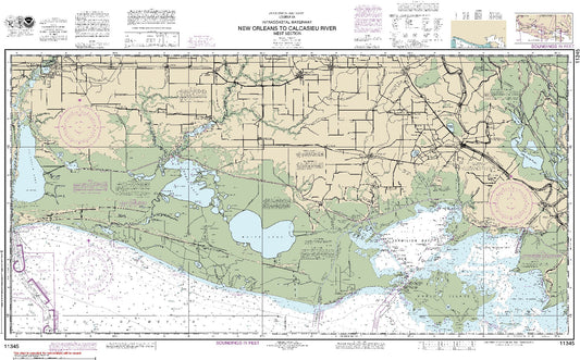 New Orleans to Calcasieu River - West Section (11345) by NOAA