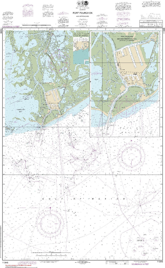 Port Fourchon and Approaches (11346) by NOAA