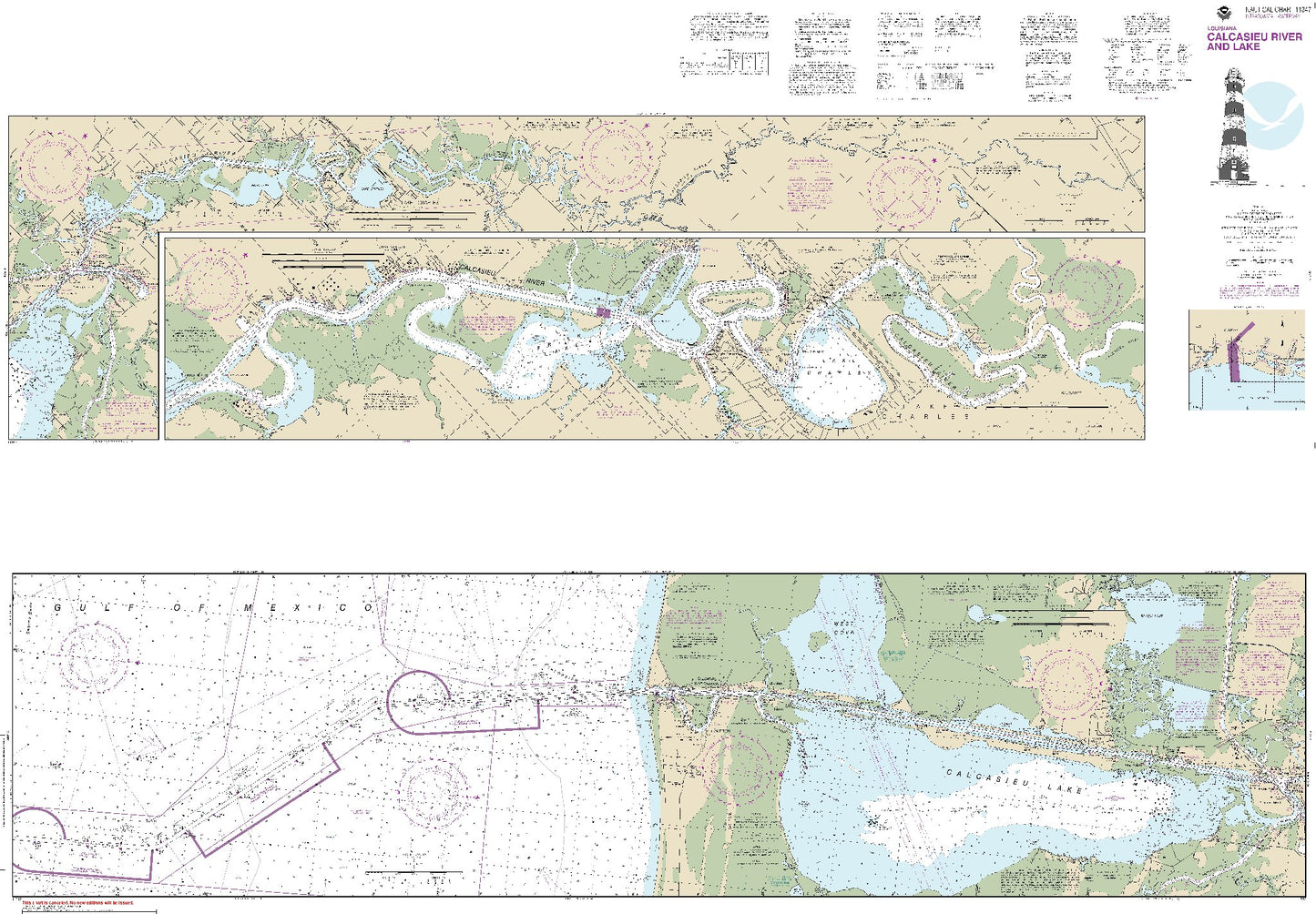 Calcasieu River and Lake (11347) by NOAA