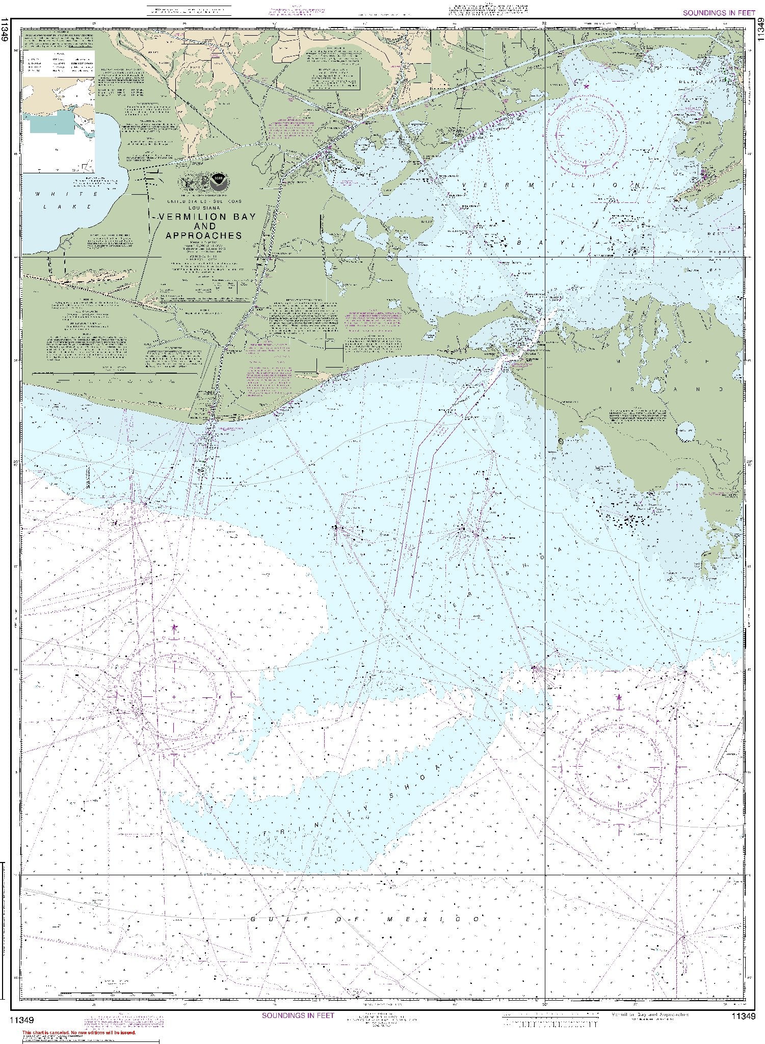 Vermilion Bay and Approaches (11349) by NOAA