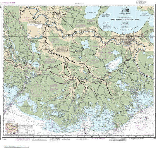 New Orleans to Calcasieu River - East Section (11352) by NOAA