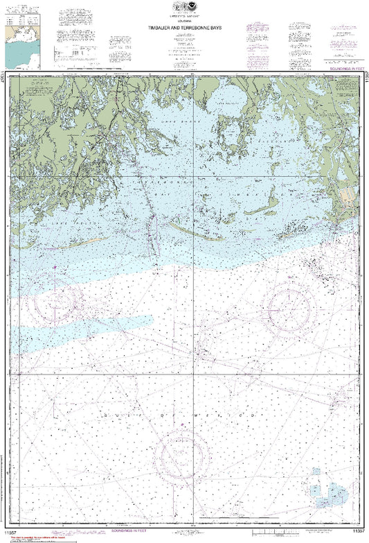 Timbalier and Terrebonne Bays (11357) by NOAA