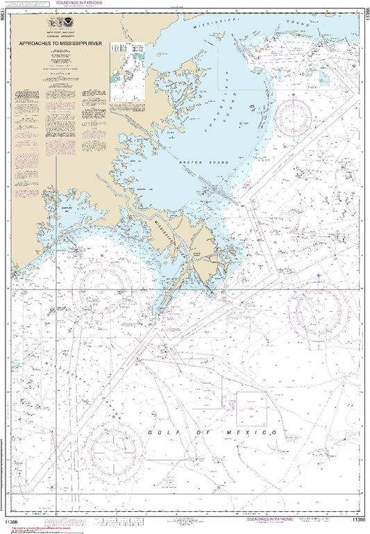 Approaches to Mississippi River (11366) by NOAA