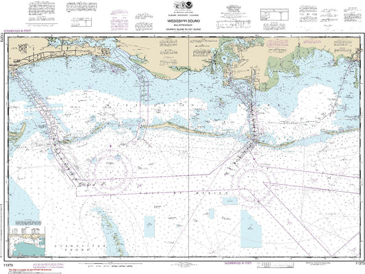 Mississippi Sound and Approaches (11373) by NOAA