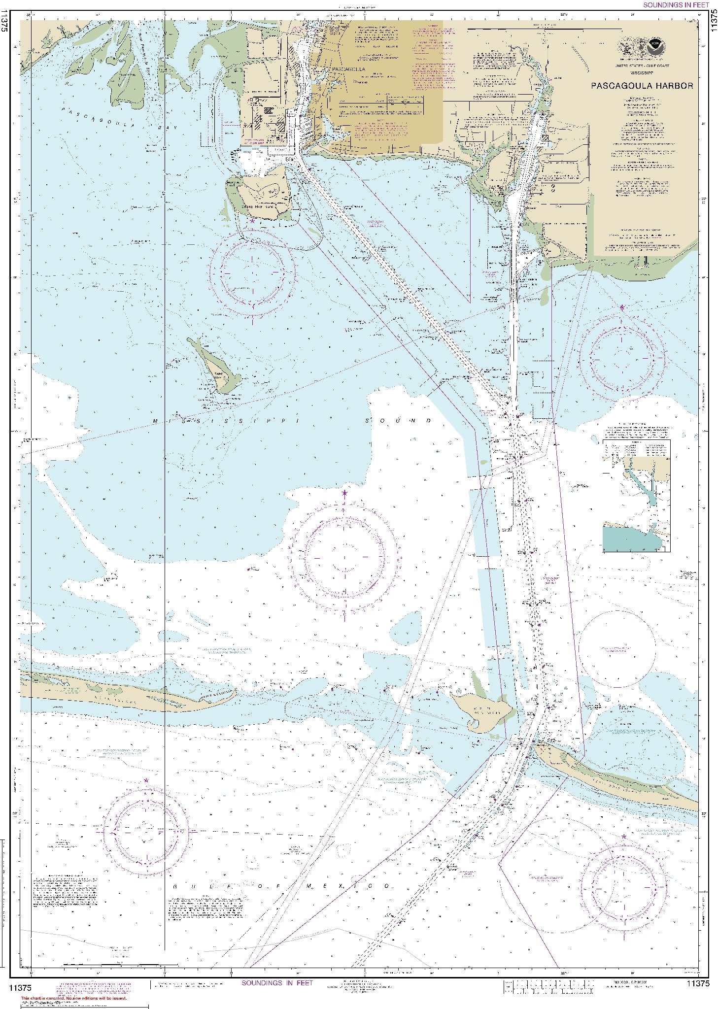 Pascagoula Harbor (11375) by NOAA