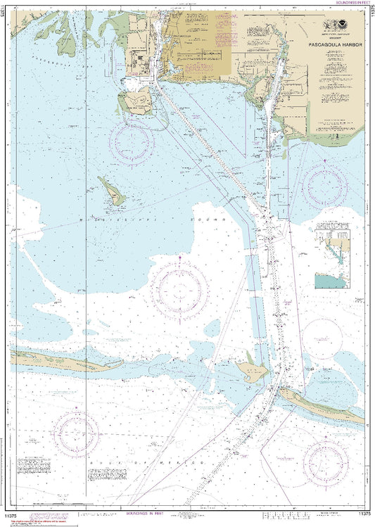 Pascagoula Harbor (11375) by NOAA