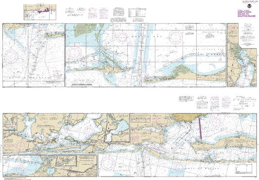 Santa Rosa Sound to Dauphin Island (11378) by NOAA