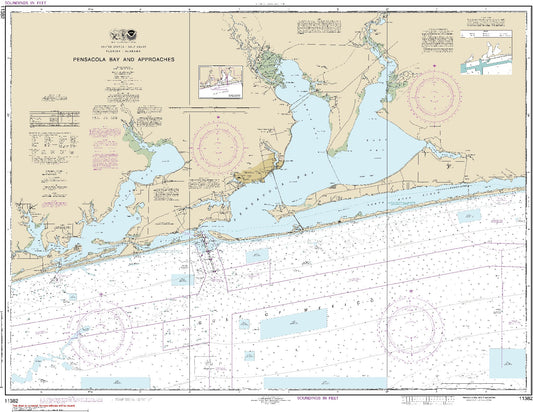 Pensacola Bay and Approaches (11382) by NOAA