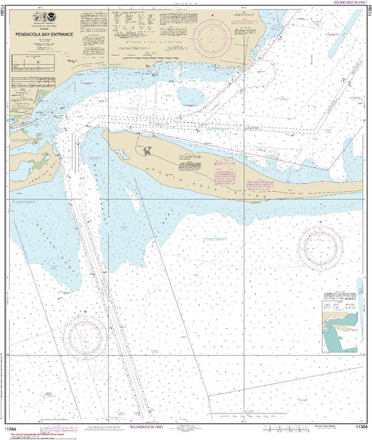 Pensacola Bay Entrance (11384) by NOAA