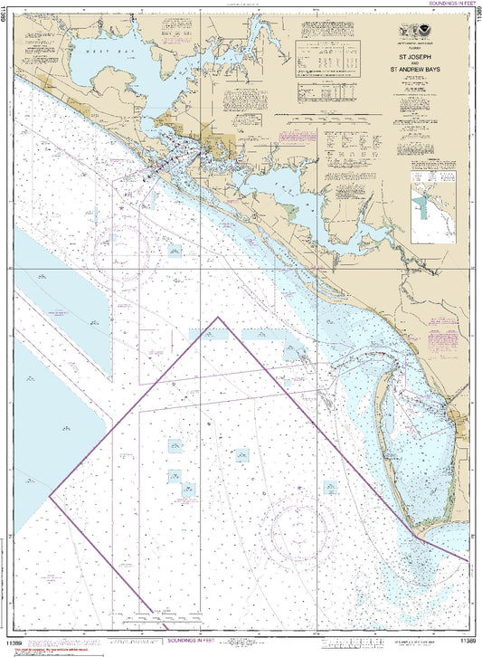 St. Joseph and St. Andrew Bays (11389) by NOAA