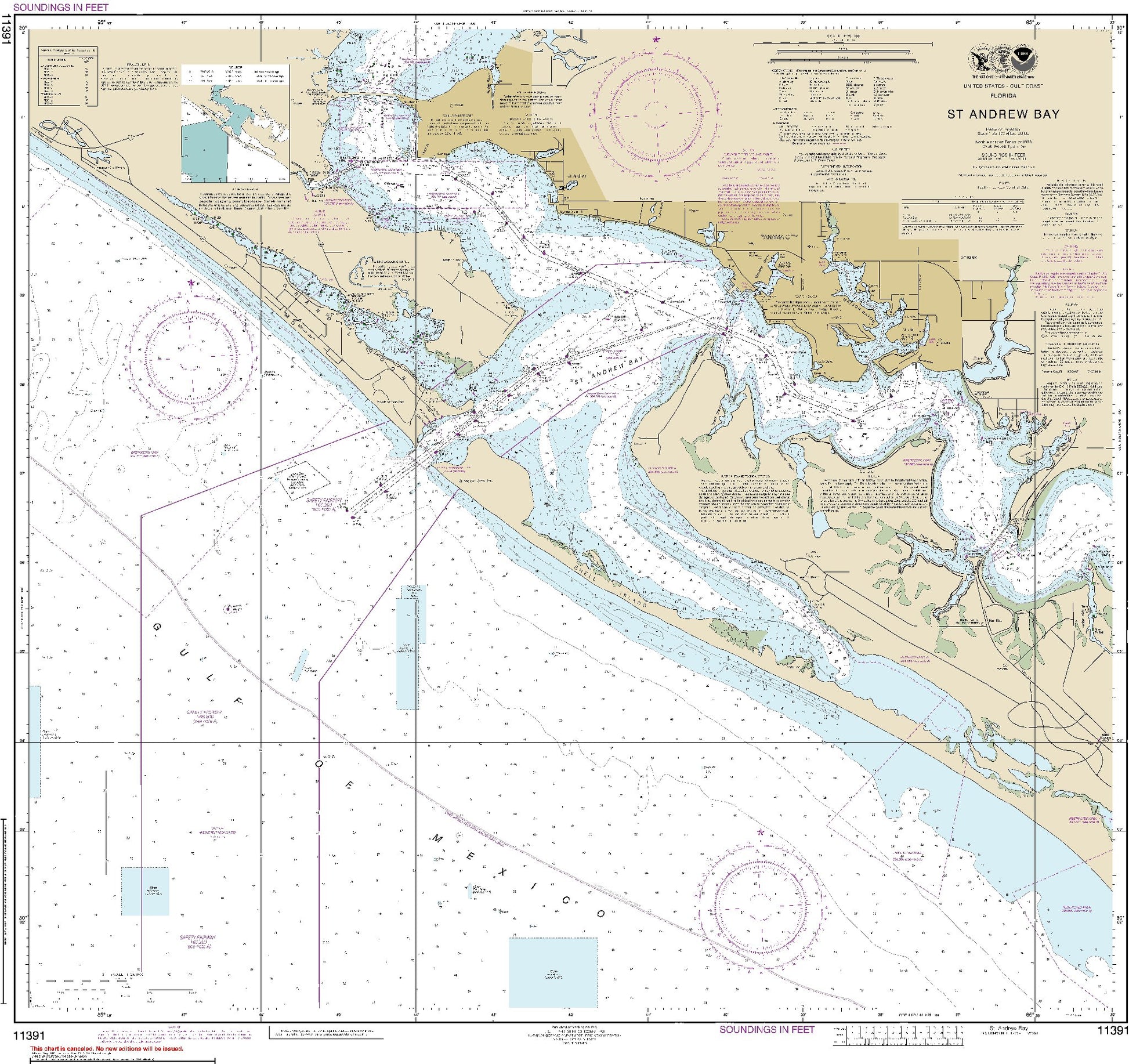 St. Andrew Bay (11391) by NOAA