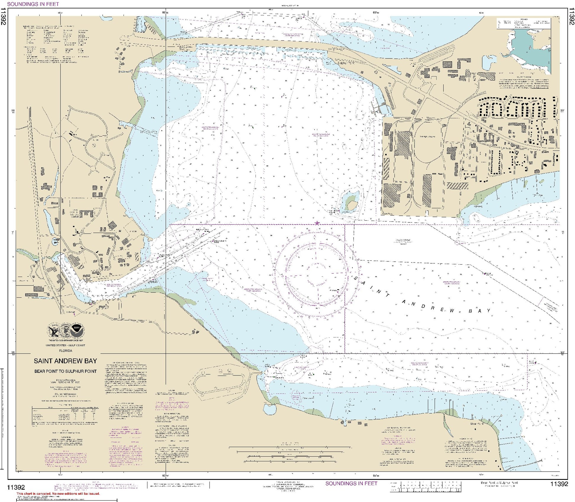 Bear Point to Sulphur Point (11392) by NOAA