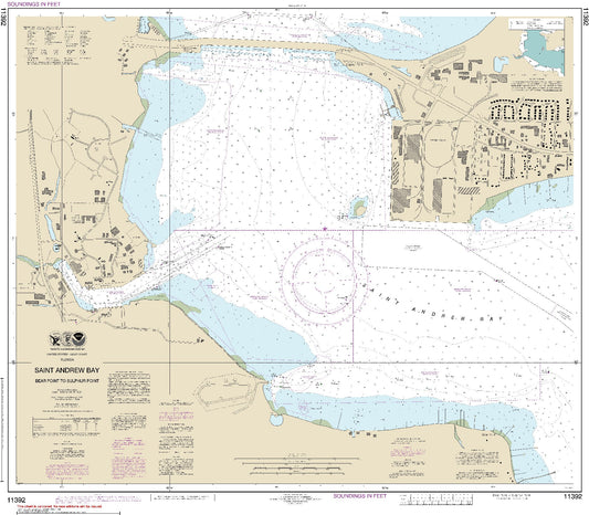 Bear Point to Sulphur Point (11392) by NOAA