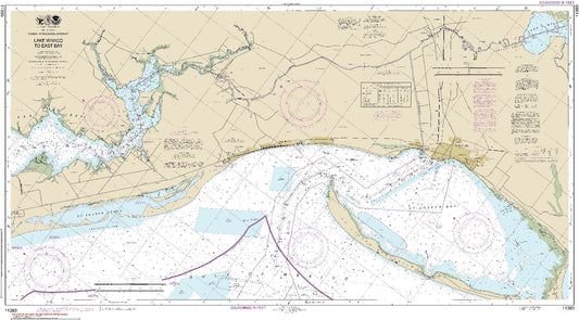 Lake Wimico to East Bay (11393) by NOAA