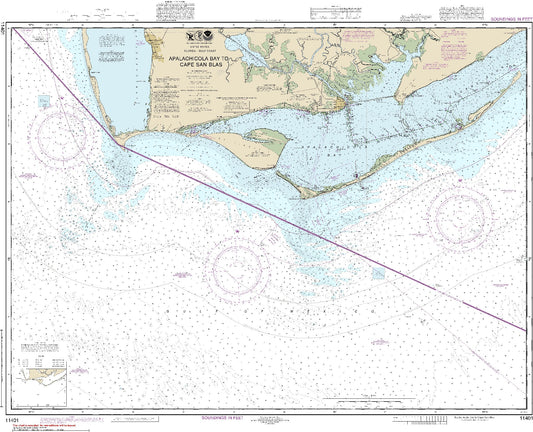 Apalachicola Bay to Cape San Blas (11401) by NOAA