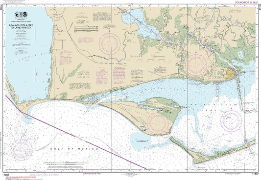 Apalachicola Bay to Lake Wimico (11402) by NOAA
