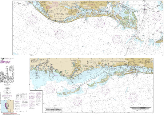 Tampa Bay to Port Richey (11411) by NOAA