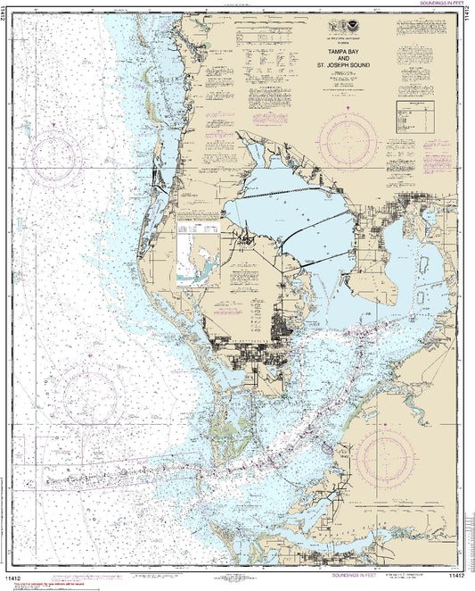 Tampa Bay and St. Joseph Sound (11412) by NOAA
