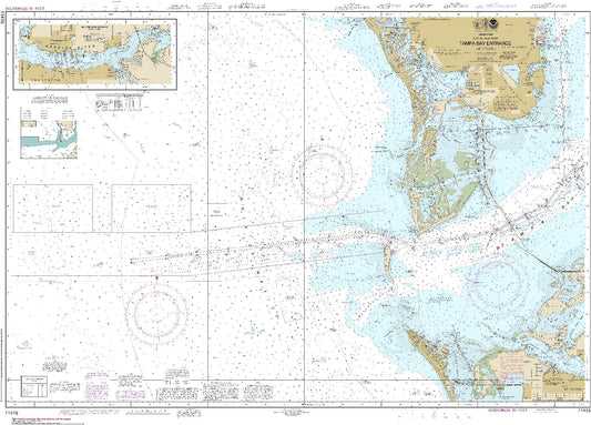 Tampa Bay Entrance with Extension of Manatee River (11415) by NOAA