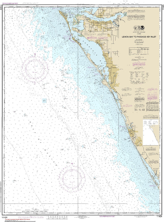Lemon Bay to Passage Key Inlet (11424) by NOAA