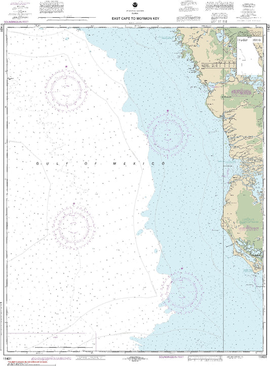 East Cape to Mormon Key (11431) by NOAA