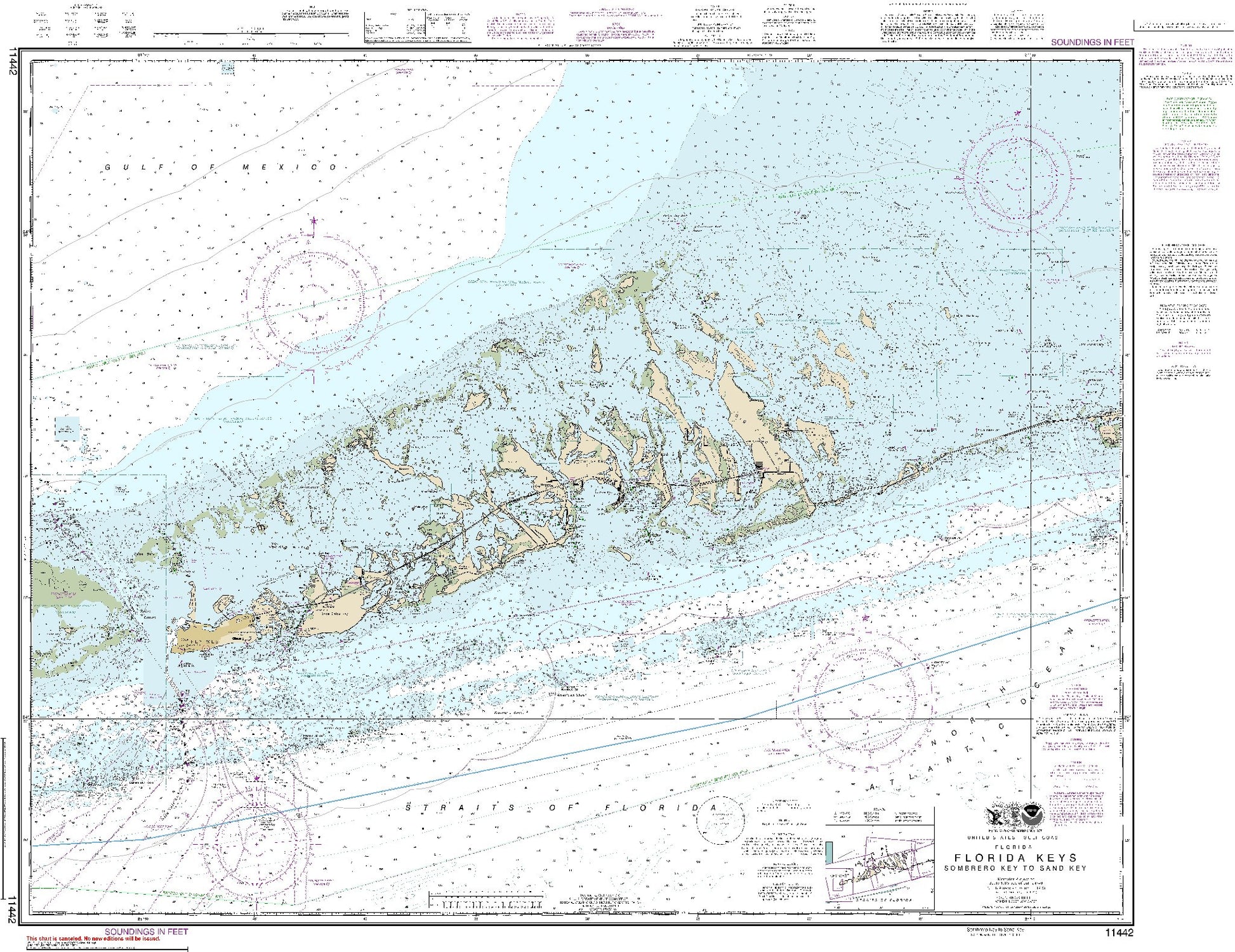 Sombrero Key to Sand Key (11442) by NOAA