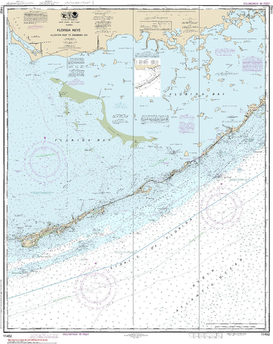 Alligator Reef to Sombrero Key (11452) by NOAA