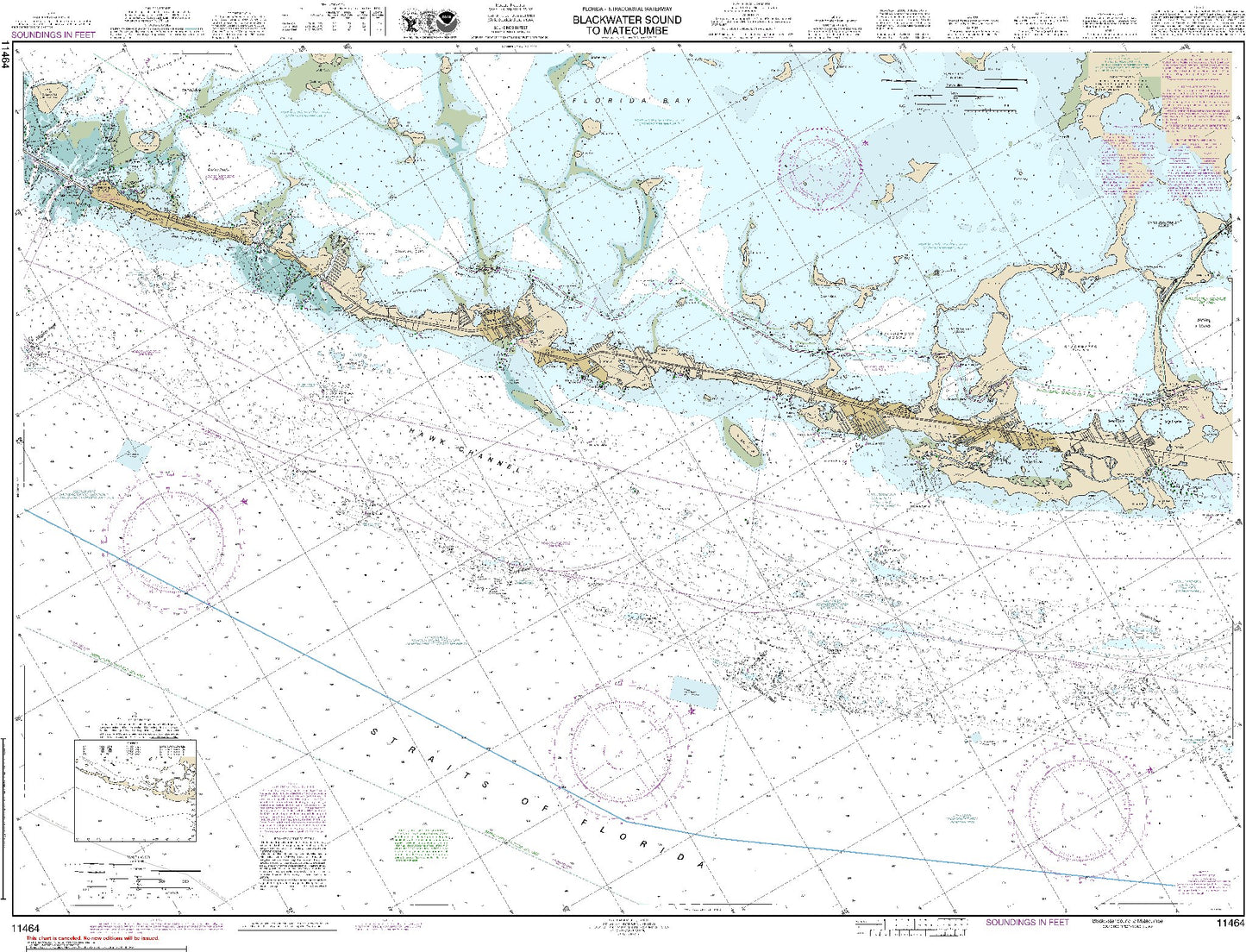 Blackwater Sound to Matecumbe (11464) by NOAA