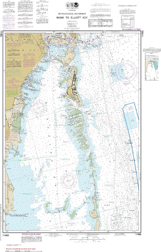 Miami to Elliott Key (11465) by NOAA