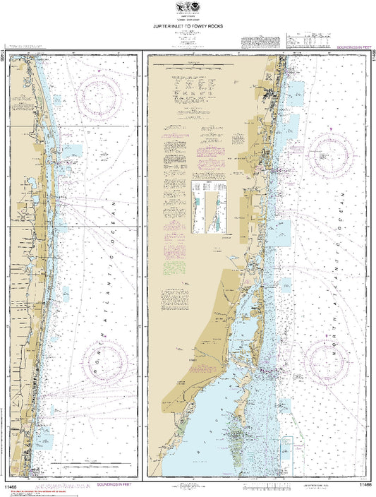 Jupiter Inlet to Fowey Rocks (11466) by NOAA