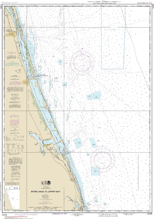 Bethel Shoal to Jupiter Inlet (11474) by NOAA