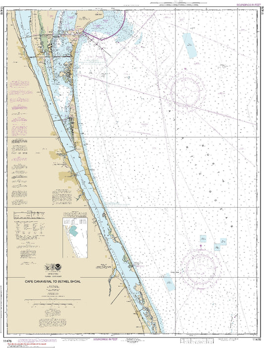 Cape Canaveral to Bethel Shoal (11476) by NOAA