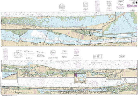 Tolomato River to Palm Shores (Includes - Side A, Daytona Beach; Side B, Indian River Ii to Kk and Mosquito Lagoon Hh to Ii) (11485) by NOAA