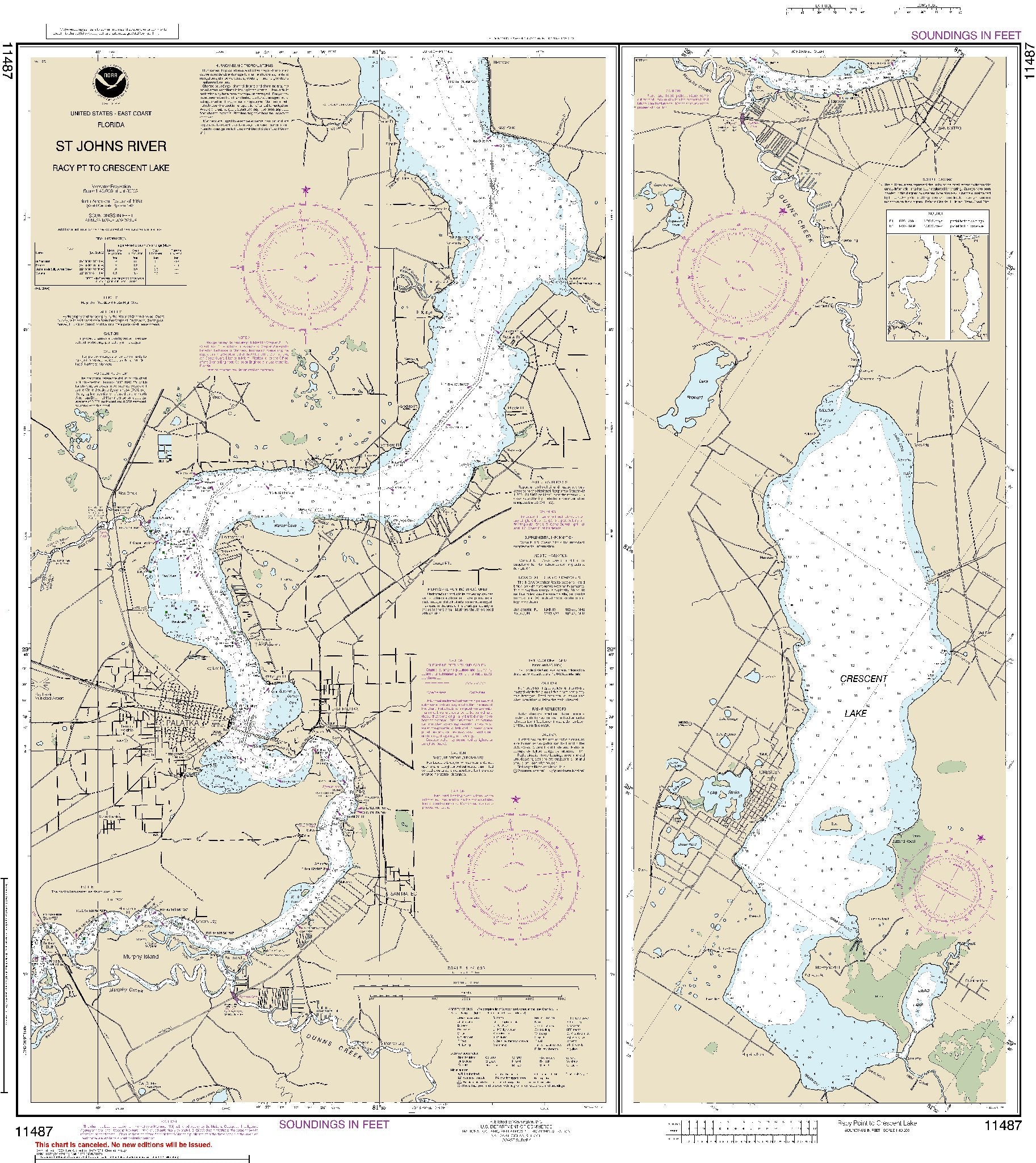 Racy Point to Crescent Lake (11487) by NOAA