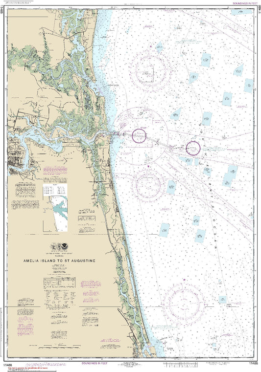 Amelia Island to St. Augustine (11488) by NOAA