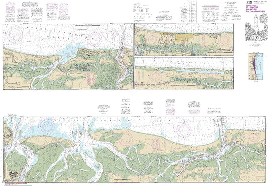 St. Simons Sound to Tolomato River (11489) by NOAA