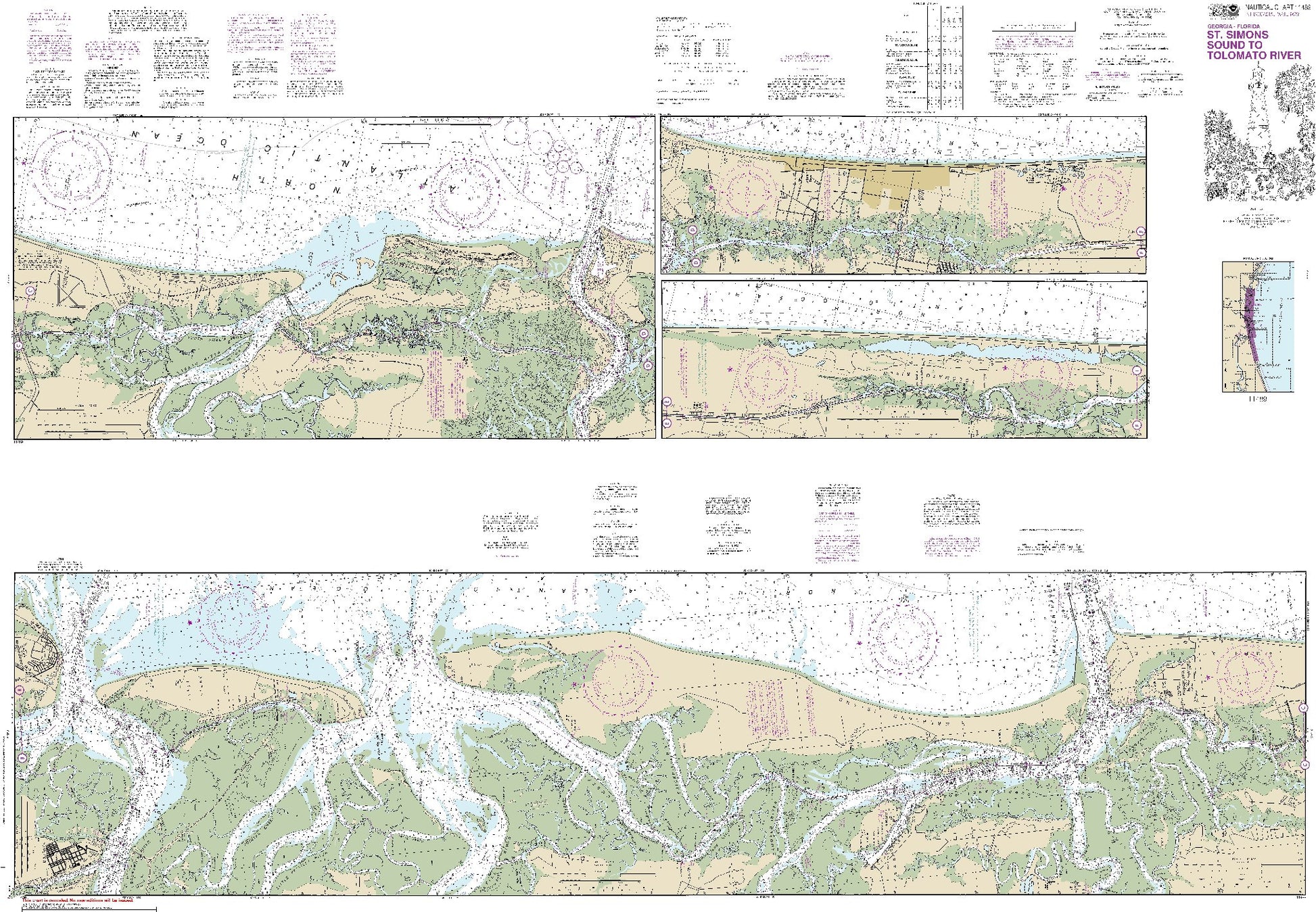 St. Simons Sound to Tolomato River (11489) by NOAA